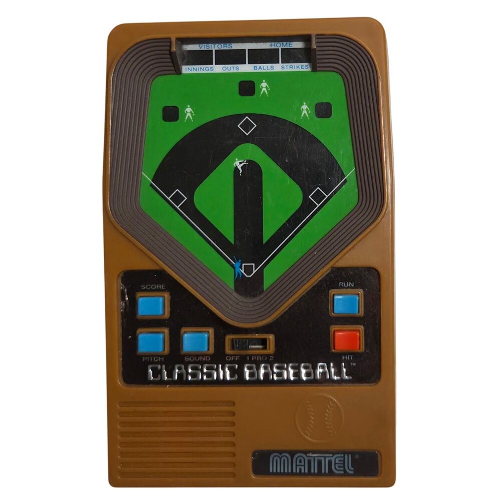 Vintage Matte Tested And Working Classic Baseball Handheld Game 2001 Pre-owned